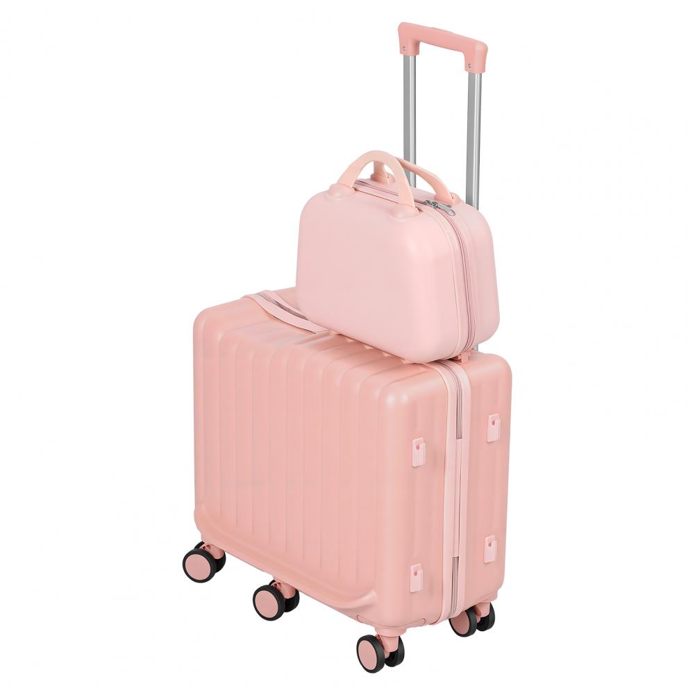 Spinner Wheel Rolling Suitcase 20 Inch - Maleta de Viaje Resistente para Niños