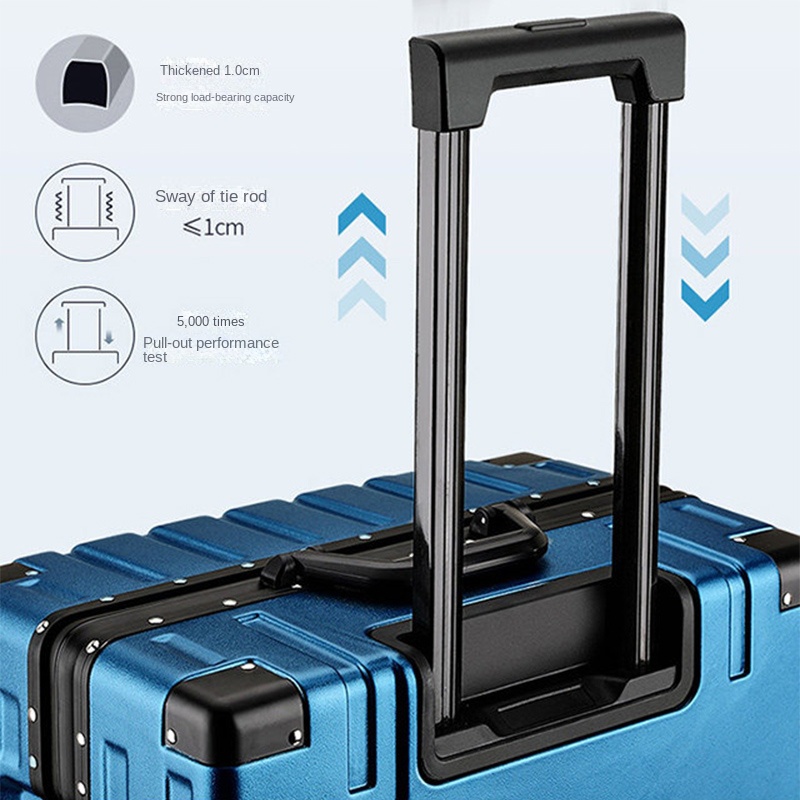 Maletas con Marco de Aluminio  - Spinner Wheel Rolling Suitcase 20 Inch reseña y precio