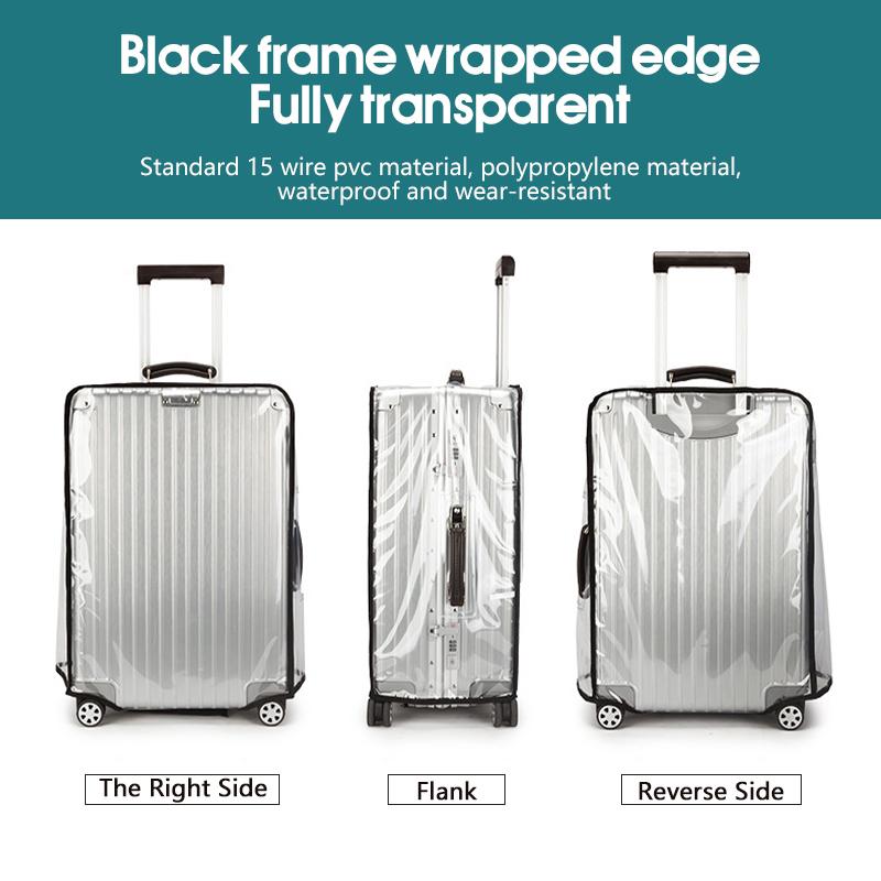 Protector de equipaje transpar - Luggage Protective Cover Transparent reseña y precio